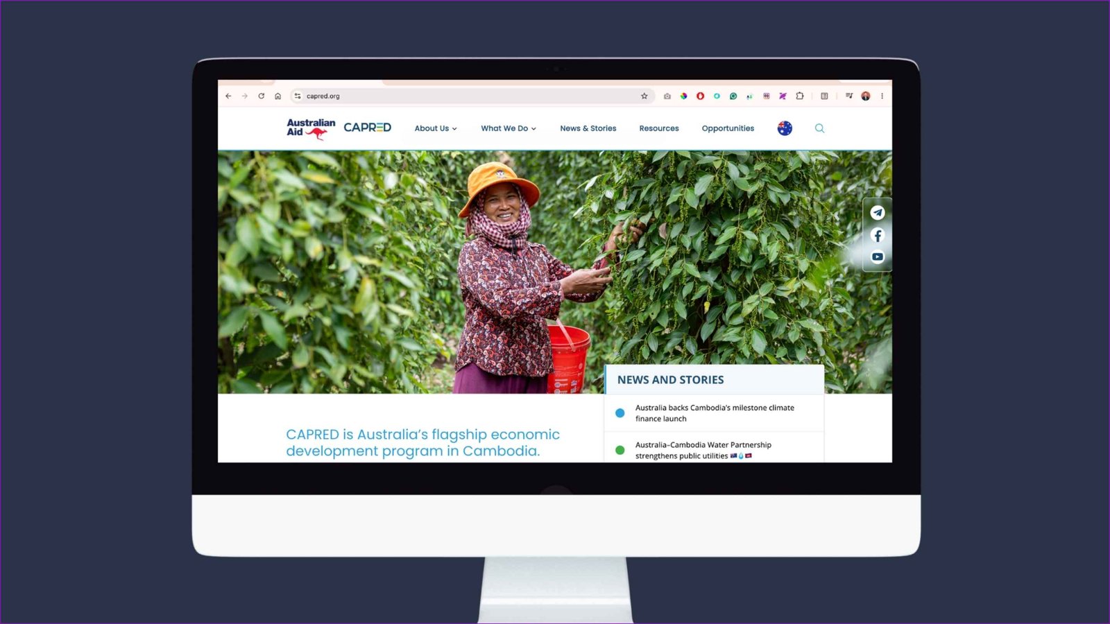 CAPRED Website Development
